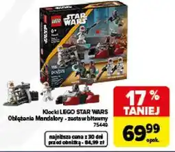 Carrefour Klocki LEGO STAR WARS Oblężenie Mandalory - zestaw bitewny 75440 oferta