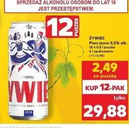 Kaufland ŻYWIEC Piwo jasne 5,5% alk oferta