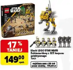 Carrefour Klocki LEGO STAR WARS Żołnierze-klony z 327. korpusu galaktycznego 75431 oferta