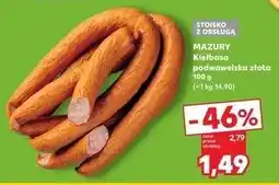 Kaufland MAZURY Kiełbasa podwawelska złota oferta