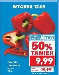 Kaufland Papryka czerwona luzem oferta