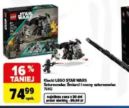 Carrefour Klocki LEGO STAR WARS Szturmowiec Śmierci i nocny szturmowiec 75412 oferta