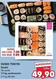 Kaufland SUSHI TOKYO Sushi 36 sztuk 1,1 kg opakowanie oferta