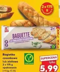 Kaufland Bagietka czosnkowa lub ziołowa oferta