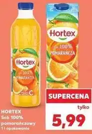 Kaufland HORTEX Sok 100% pomarańczowy oferta