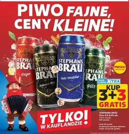 Kaufland Piwo 0,5-5,4% alk. różne rodzaje STEPHANS BRÄU oferta