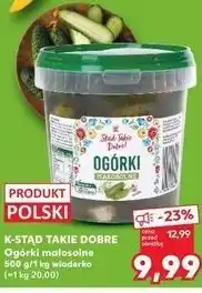 Kaufland Ogórki małosolne oferta