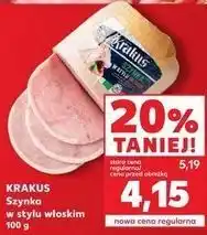 Kaufland Szynka w stylu włoskim oferta