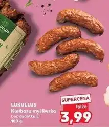 Kaufland LUKULLUS Kiełbasa myśliwska bez dodatku E oferta