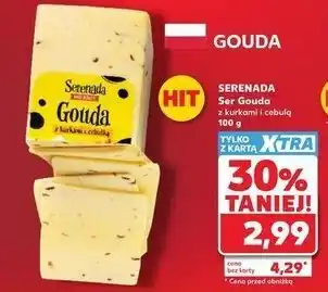 Kaufland SERENADA Ser Gouda z kurkami i cebulą oferta