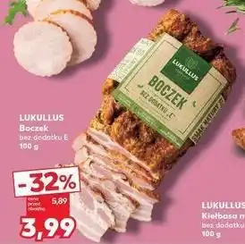 Kaufland LUKULLUS Boczek bez dodatku E oferta