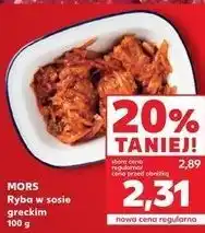 Kaufland Ryba w sosie greckim oferta