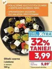 Kaufland Oliwki czarne i zielone z serem oferta