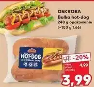 Kaufland Bułka hot-dog 240 g opakowanie oferta