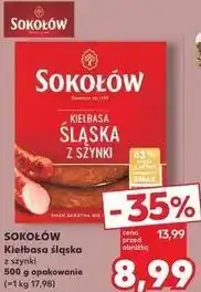 Kaufland Kiełbasa śląska z szynki Sokołów oferta