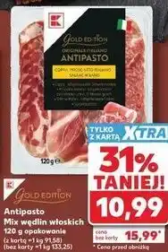 Kaufland Antipasto Mix wędlin włoskich Gold Edition oferta