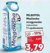 Kaufland MLEKPOL Maślanka mrągowska naturalna 1 l opakowanie oferta