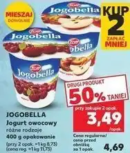 Kaufland JOGOBELLA Jogurt owocowy różne rodzaje 400 g opakowanie oferta
