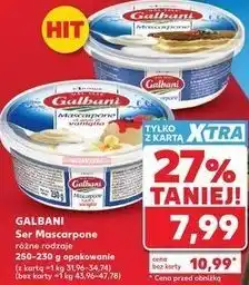 Kaufland GALBANI Ser Mascarpone różne rodzaje 250-230 g opakowanie oferta