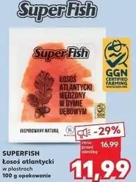 Kaufland SUPERFISH Łosoś atlantycki w plastrach 100 g opakowanie oferta