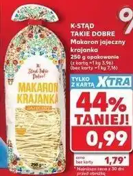 Kaufland K-STĄD TAKIE DOBRE Makaron jajeczny krajanka oferta