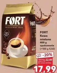 Kaufland FORT Kawa mielona 400 g opakowanie oferta