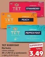 Kaufland TET EVERYDAY Herbata różne rodzaje 20 x 1,75/1,5 g opakowanie oferta
