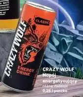 Kaufland CRAZY WOLF Napój energetyzujący różne rodzaje 0,25 l puszka oferta