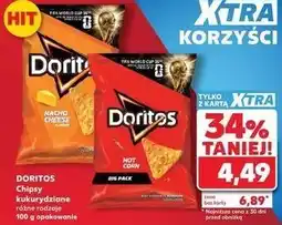 Kaufland DORITOS Chipsy kukurydziane różne rodzaje 100 g opakowanie oferta