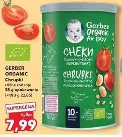 Kaufland GERBER ORGANIC Chrupki różne rodzaje 35 g opakowanie oferta