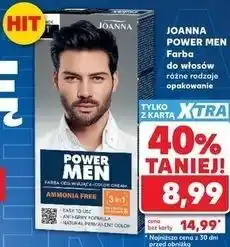 Kaufland JOANNA POWER MEN Farba do włosów różne rodzaje opakowanie oferta