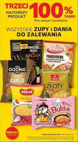 Kaufland WSZYSTKIE ZUPY i DANIA DO ZALEWANIA oferta