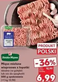 Kaufland Mięso mielone wieprzowe z łopatki 500 g opakowanie Stoisko Mięsne oferta