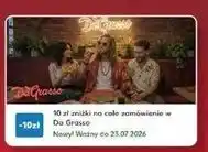 Kaufland Kaufland Card XTRA, Zniżka na całe zamówienie w Da Grasso, -10zł oferta