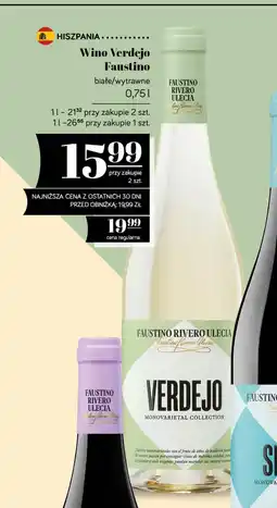 Polomarket Wino Verdejo Faustino białe/wytrawne oferta