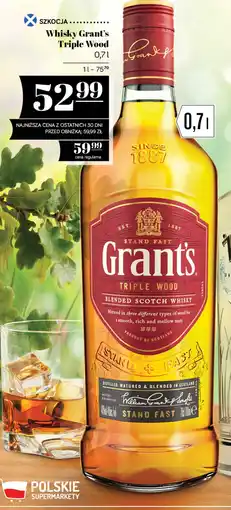 Polomarket Whisky Grant's Triple Wood oferta