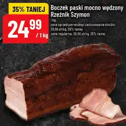 Polomarket Boczek paski mocno wędzony Rzeźnik Szymon oferta