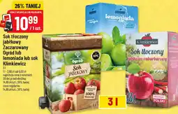Polomarket Sok tłoczony jabłkowy Zaczarowany Ogród lub lemoniada lub sok Klimkiewicz oferta
