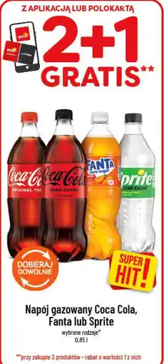 Polomarket Napój gazowany Coca Cola, Fanta lub Sprite oferta