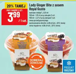 Polomarket Lody Ginger Bite z sosem Royal Gusto oferta