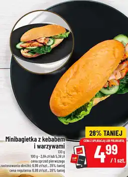 Polomarket Minibagietka z kebabem i warzywami oferta