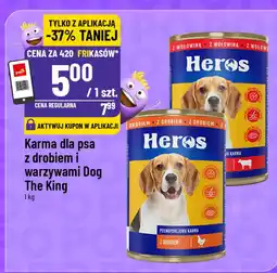 Polomarket Karma dla psa z drobiem i warzywami Dog The King oferta