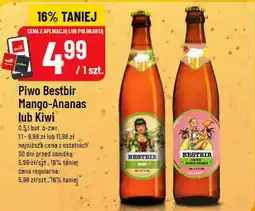 Polomarket Piwo Bestbir Mango-Ananas lub Kiwi oferta