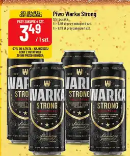 Polomarket Piwo Warka Strong oferta