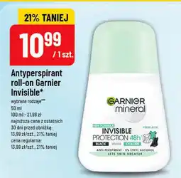 Polomarket Antyperspirant roll-on Garnier Invisible oferta