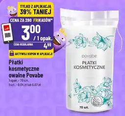 Polomarket Płatki kosmetyczne owalne Povabe oferta