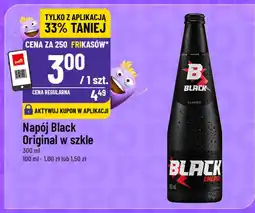 Polomarket Napój Black Original w szkle oferta