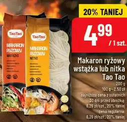 Polomarket Makaron ryżowy wstążka lub nitka Tao Tao oferta