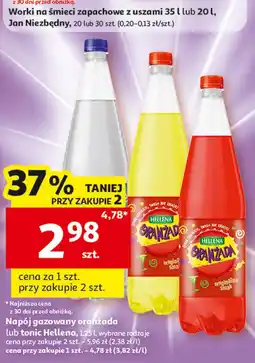 Auchan Napój gazowany oranżada lub tonic Hellena oferta