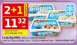 Auchan Lody Big Milk, 900 ml, wybrane rodzaje oferta